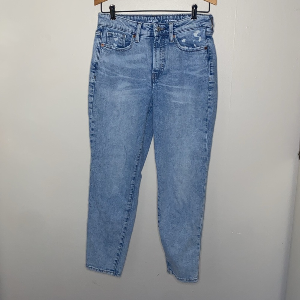 🛍️Like new OG Straight high-rise size 4 light wash jeans! - Picture 2 of 9